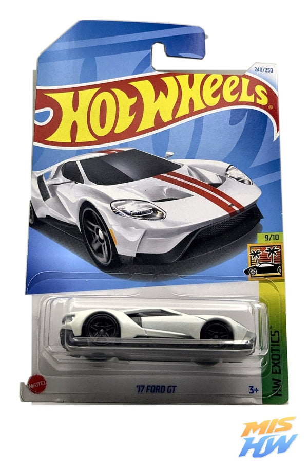 Hot Wheels '17 Ford GT, en carta original