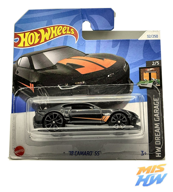 Hot Wheels '18 Camaro SS, en carta original
