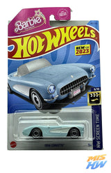 Hot Wheels 1956 Corvette (Barbie), en carta original (foto 2)