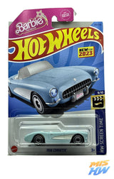 Hot Wheels 1956 Corvette (Barbie), en carta original (foto 3)