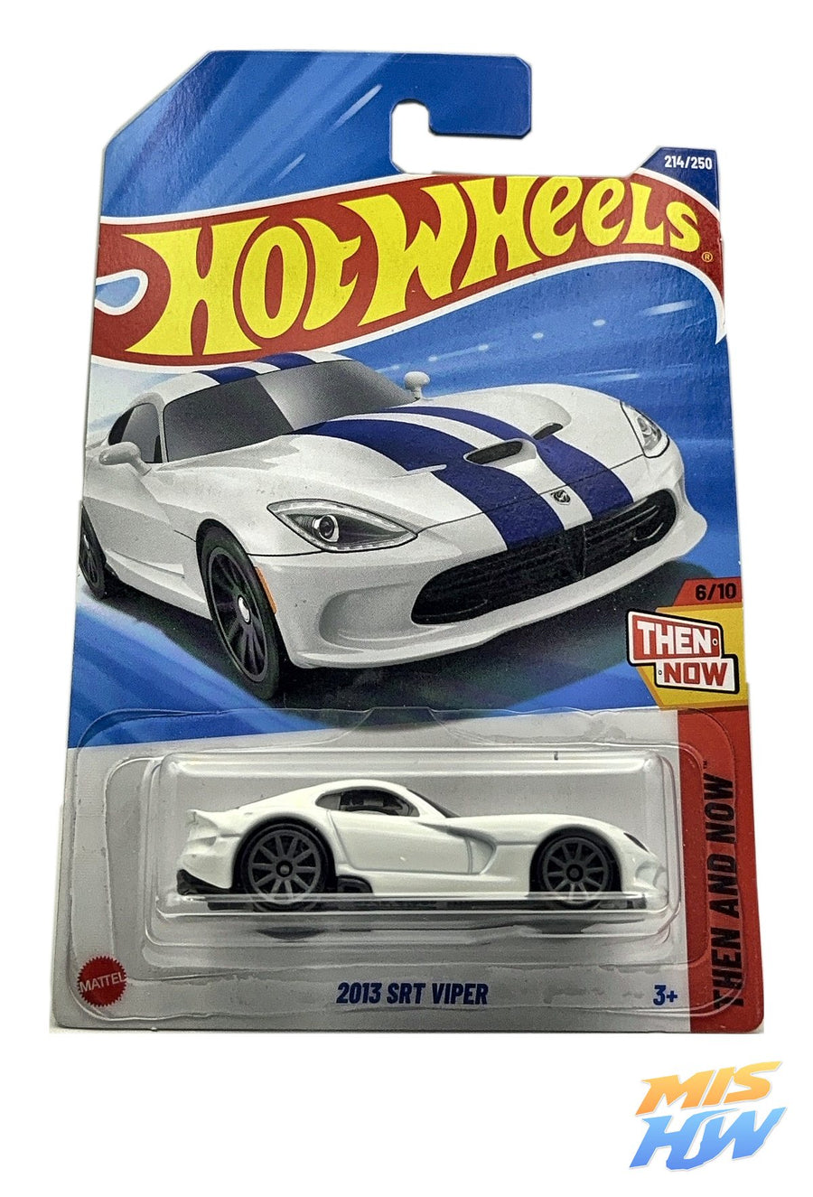 Hot Wheels 2013 SRT Viper, en carta original
