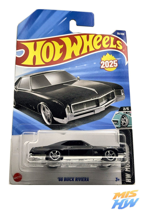 Hot Wheels '66 Buick Riviera TH, en carta original