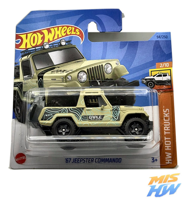 Hot Wheels '67 Jeepster Commando, en carta original
