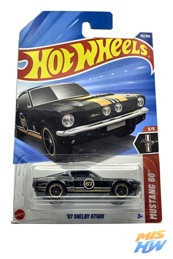 Hot Wheels '67 Shelby GT500, en carta original