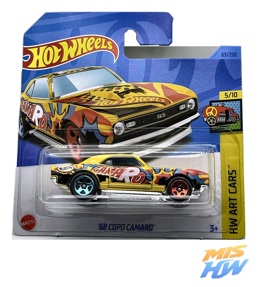 Hot Wheels '68 COPO Camaro, en carta original