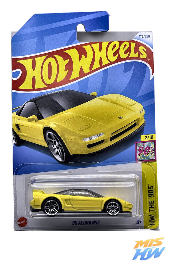 Hot Wheels '90 Acura NSX, en carta original