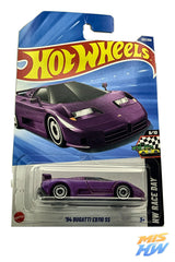 Hot Wheels '94 Bugatti EB110 SS, en carta original (foto 2)