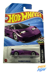 Hot Wheels '94 Bugatti EB110 SS, en carta original (foto 1)