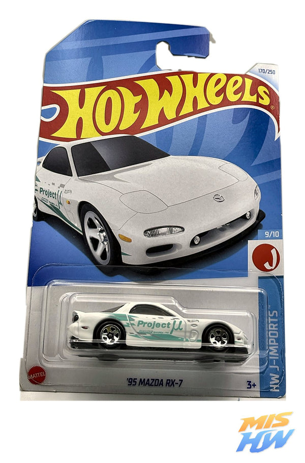 Hot Wheels '95 Mazda RX-7, en carta original