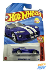 Hot Wheels '96 Dodge Viper GTS, en carta original (foto 1)