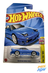 Hot Wheels '96 Nissan 180SX Type X, en carta original (foto 1)