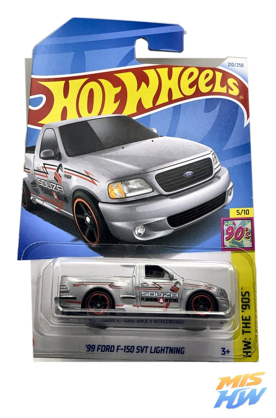 Hot Wheels '99 Ford F-150 SVT Lightning, en carta original