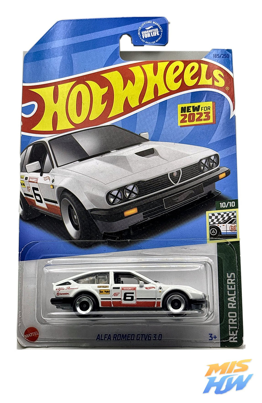 Hot Wheels Alfa Romeo GTV6 3.0, en carta original