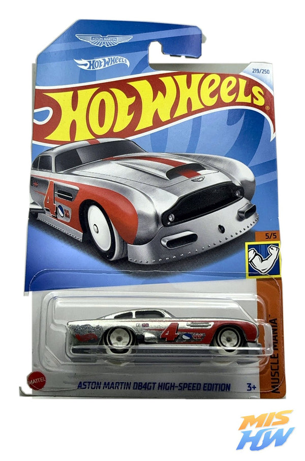 Hot Wheels Aston Martin DB4GT High-Speed Edition, en carta original