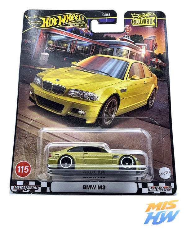 Hot Wheels BMW M3 Boulevard, en carta original