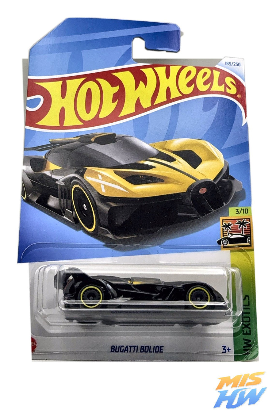 Hot Wheels Bugatti Bolide, en carta original