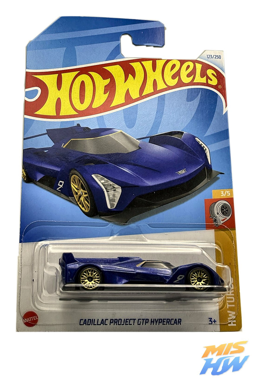 Hot Wheels Cadillac Project GTP Hypercar, en carta original
