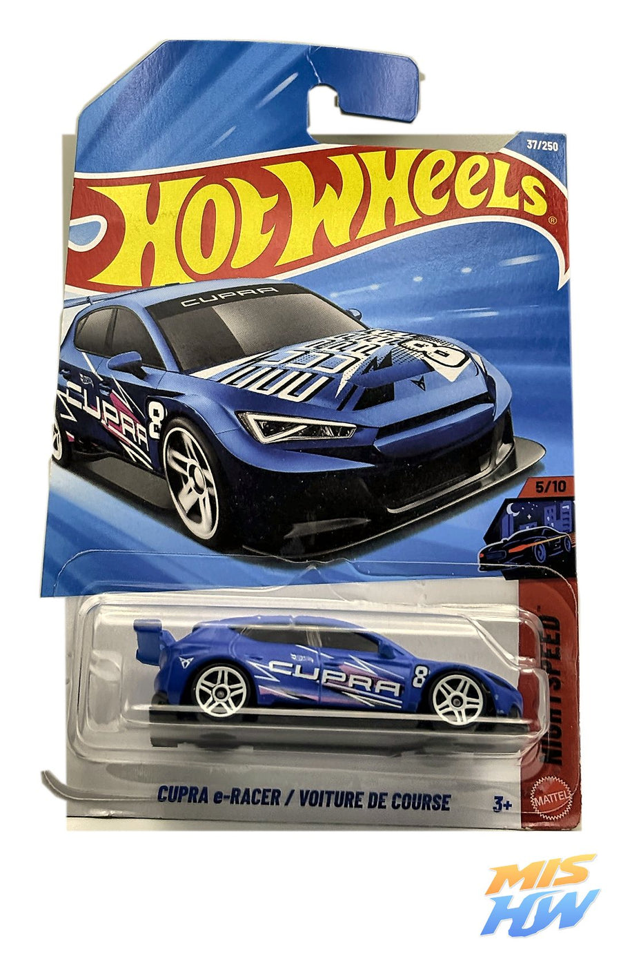 Hot Wheels Cupra e-Racer, en carta original