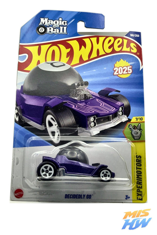 Hot Wheels Decidedly Go, en carta original