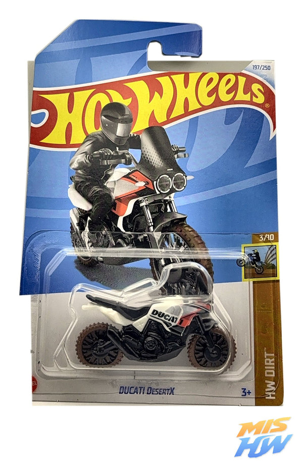 Hot Wheels Ducati DesertX, en carta original (foto 1)