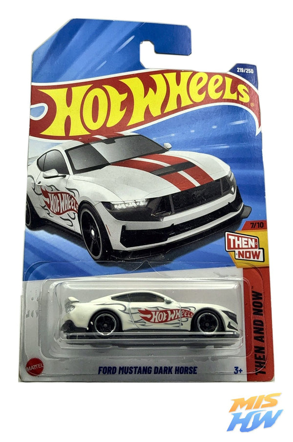 Hot Wheels Ford Mustang Dark Horse, en carta original