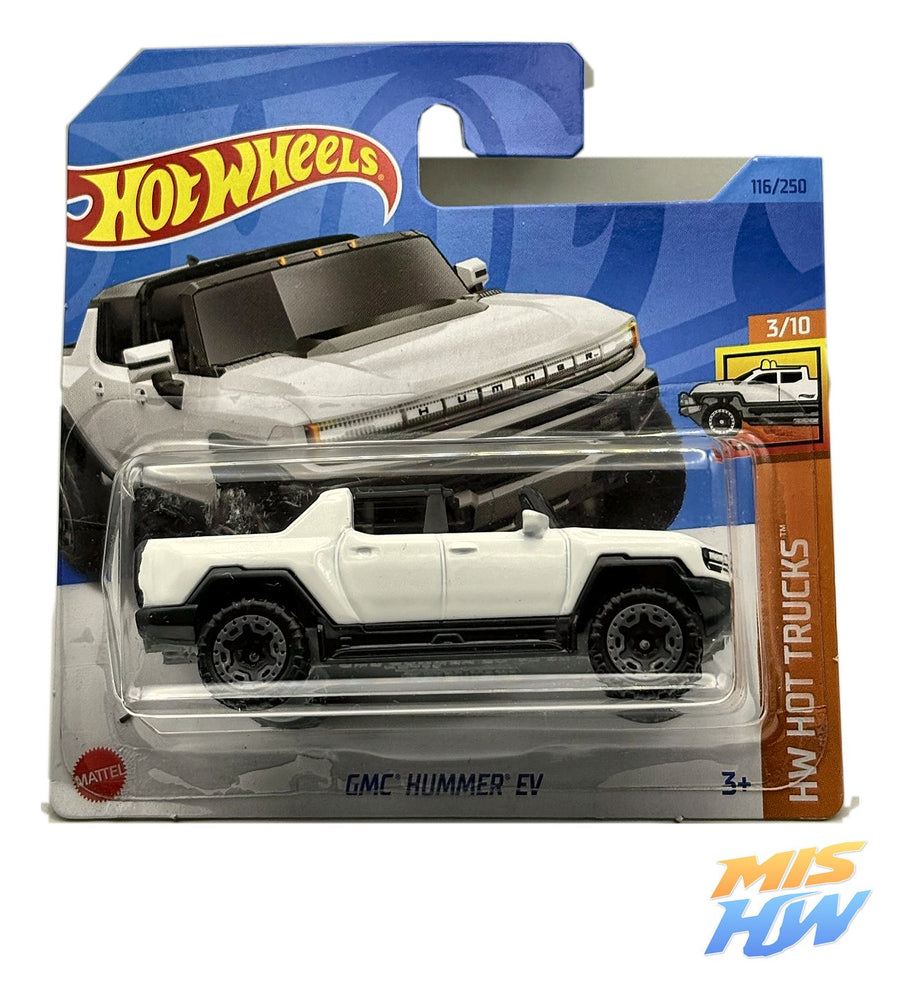 Hot Wheels GMC Hummer EV (Blanco), en carta original