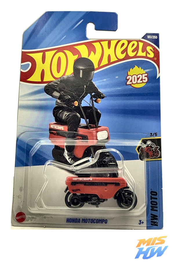 Hot Wheels Honda Motocompo, en carta original