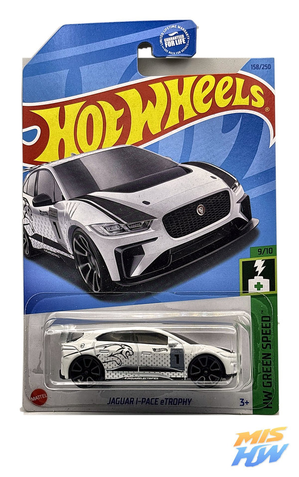 Hot Wheels Jaguar I-Pace eTrophy, en carta original