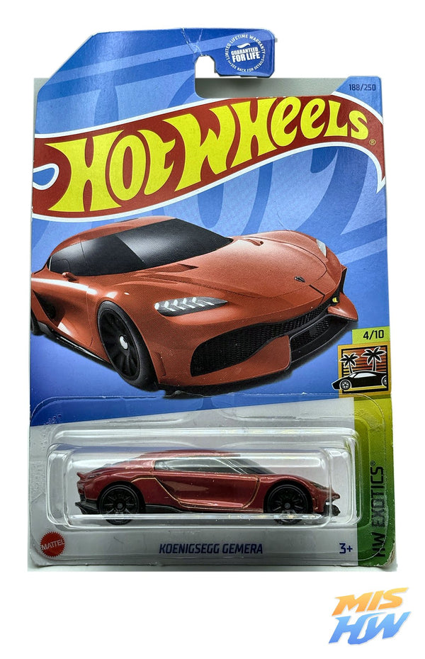Hot Wheels Koenigsegg Gemera, en carta original (foto 1)