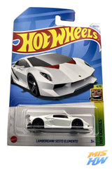 Hot Wheels Lamborghini Sesto Elemento, en carta original (foto 1)