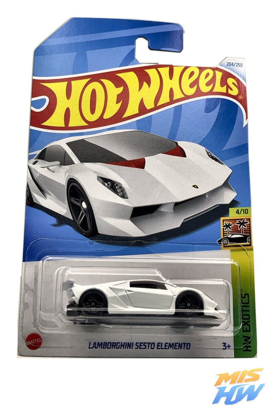 Hot Wheels Lamborghini Sesto Elemento, en carta original (foto 1)