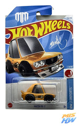 Hot Wheels Mazda RX-3 (Naranja), en carta original (foto 1)