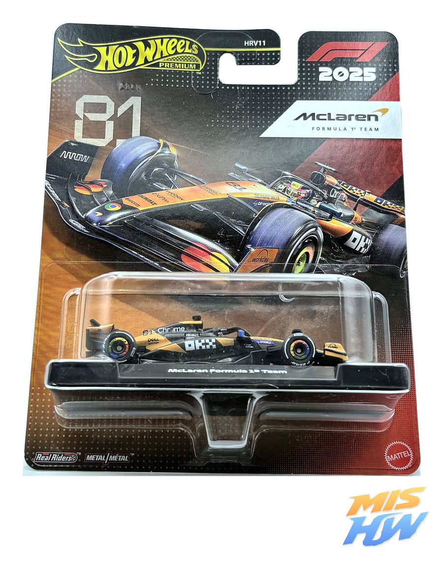 Hot Wheels McLaren F1 Team #81 Piastri F1 2025, en carta original