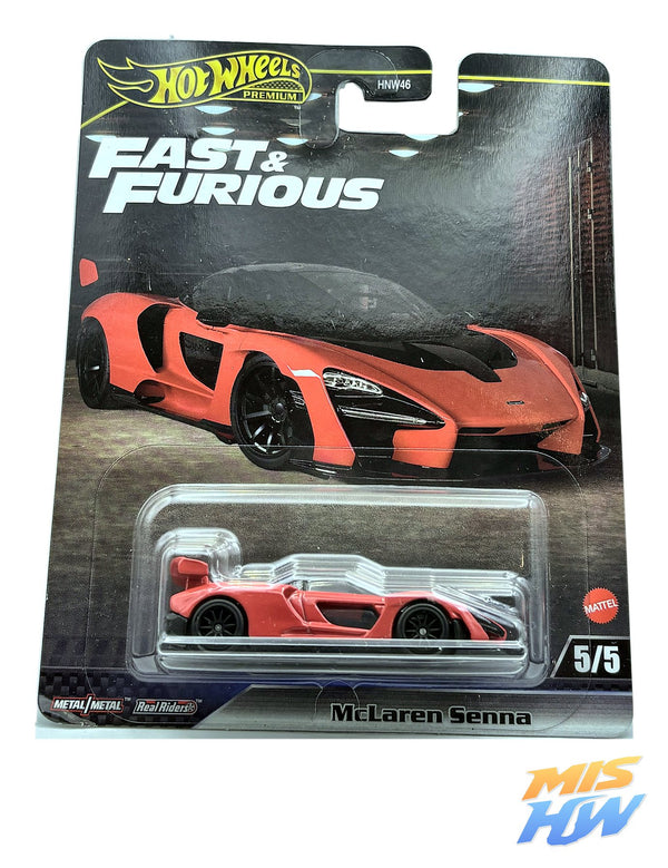 Hot Wheels McLaren Senna Fast & Furious, en carta original