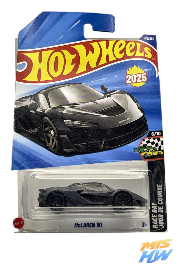 Hot Wheels McLaren W1, en carta original
