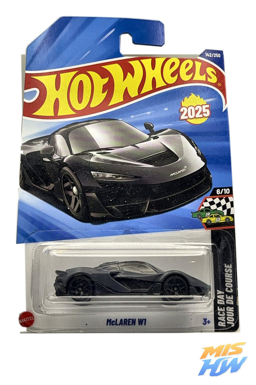 Hot Wheels McLaren W1, en carta original