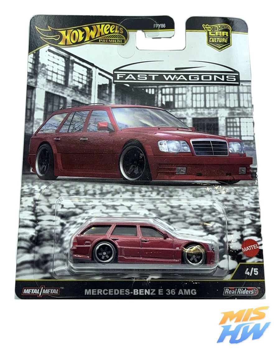Hot Wheels Mercedes-Benz E 36 AMG Car Culture, en carta original