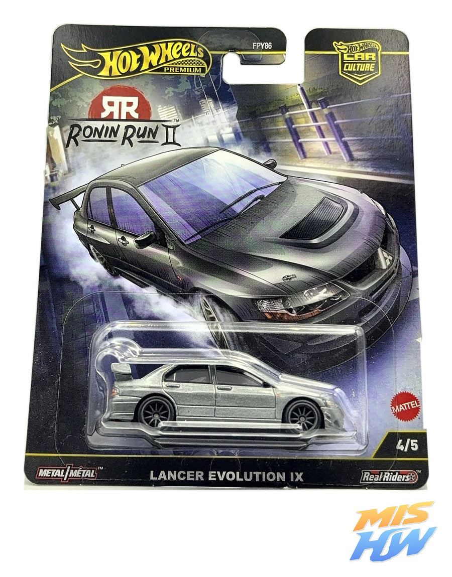 Hot Wheels Mitsubishi Lancer Evolution IX Car Culture, en carta original