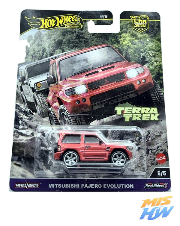 Hot Wheels Mitsubishi Pajero Evolution Car Culture, en carta original