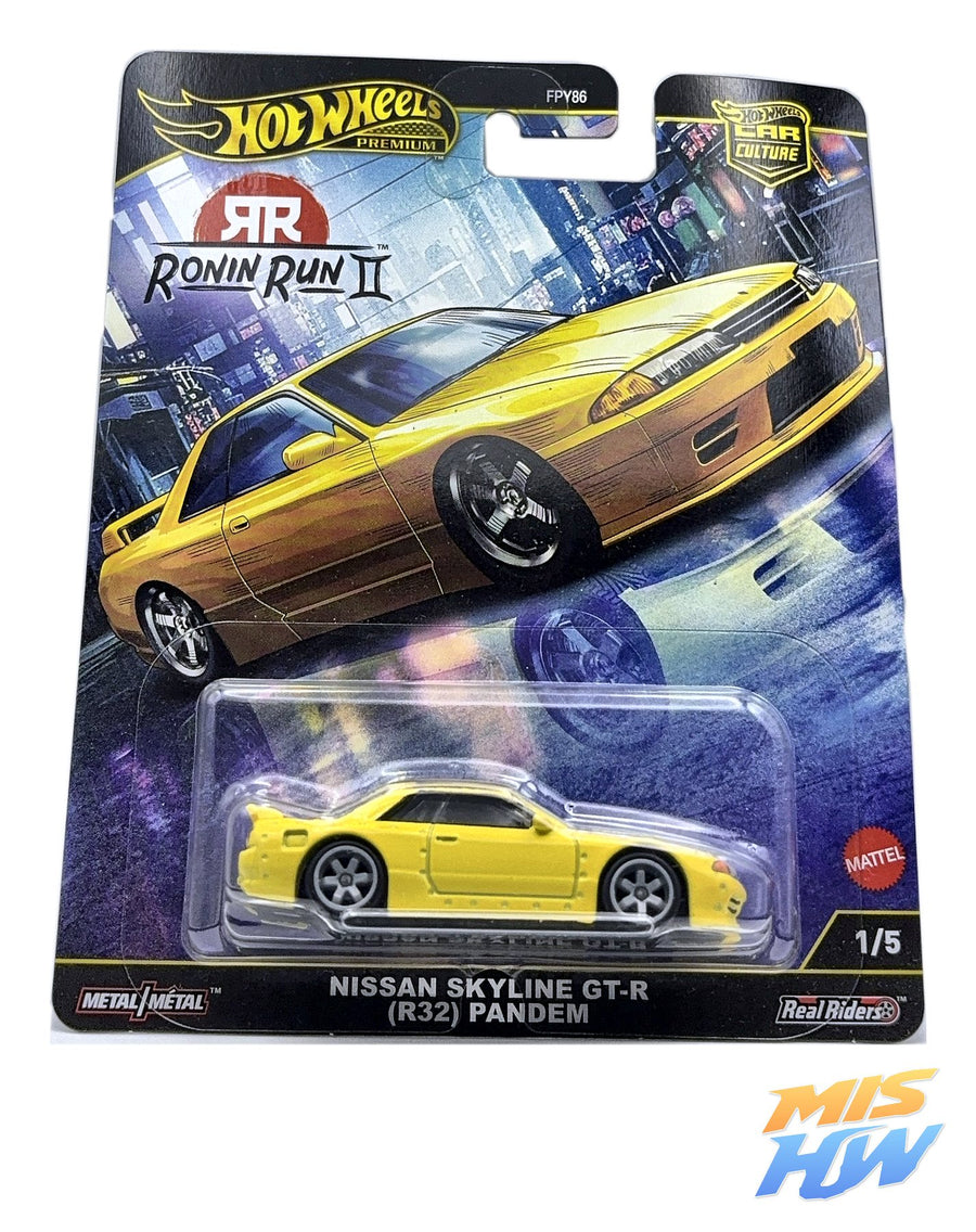 Hot Wheels Nissan Skyline GT-R (R32) Pandem Car Culture, en carta original