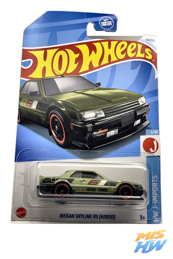 Hot Wheels Nissan Skyline RS, en carta original