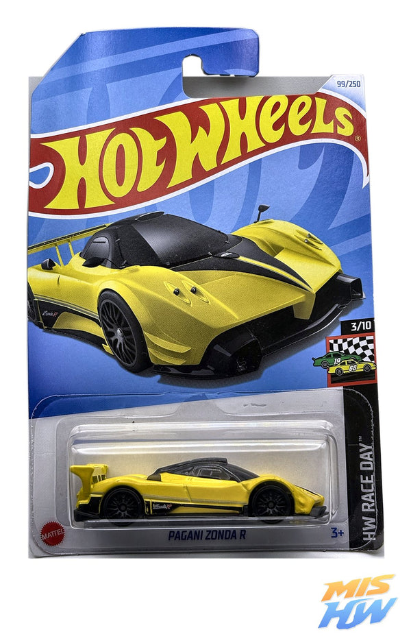 Hot Wheels Pagani Zonda R, en carta original