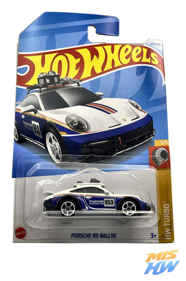 Hot Wheels Porsche 911 Rallye, en carta original (foto 1)
