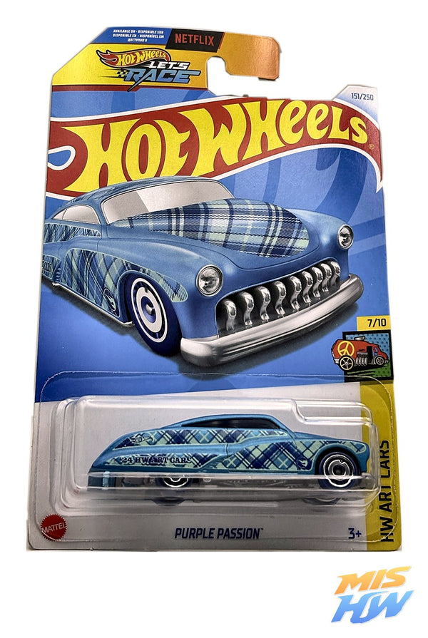 Hot Wheels Purple Passion, en carta original