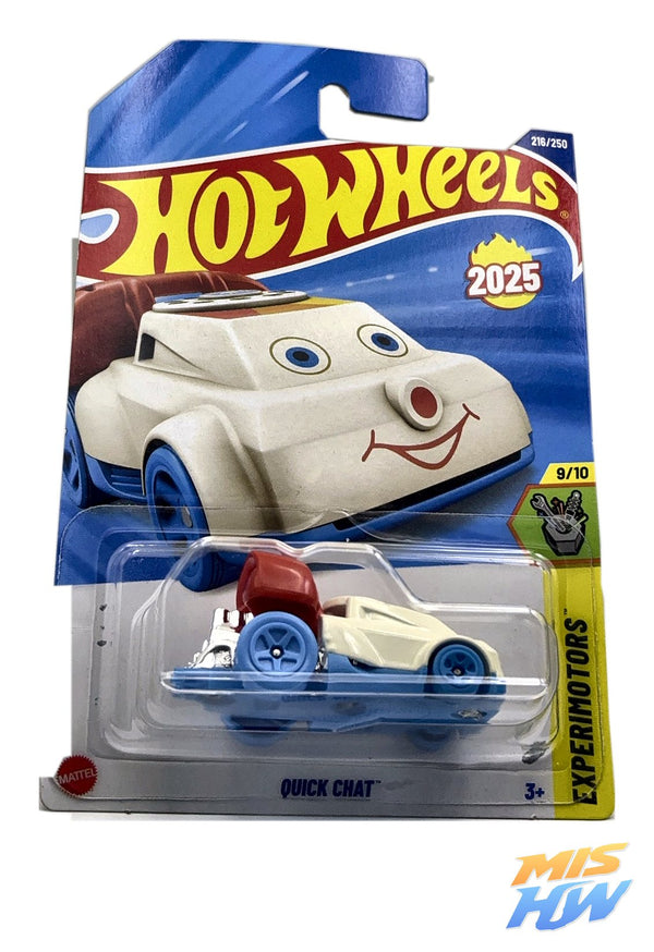 Hot Wheels Quick Chat, en carta original (foto 1)