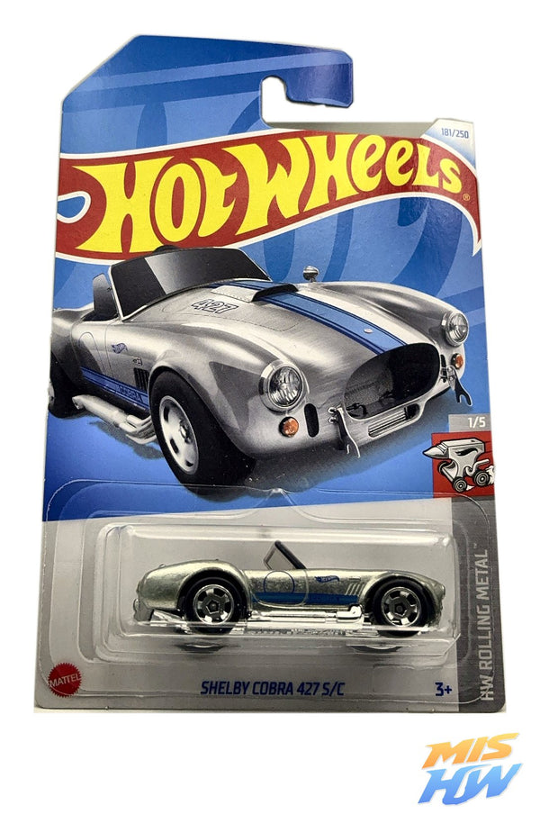 Hot Wheels Shelby Cobra 427 S/C, en carta original (foto 1)