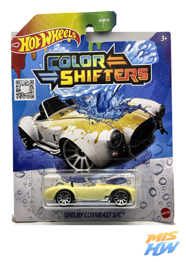 Hot Wheels Shelby Cobra 427 S/C Color Shifters, en carta original