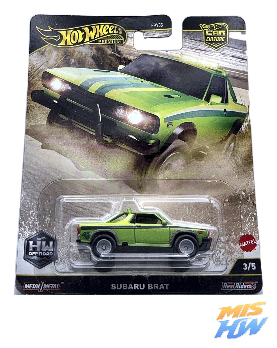 Hot Wheels Subaru Brat Car Culture, en carta original