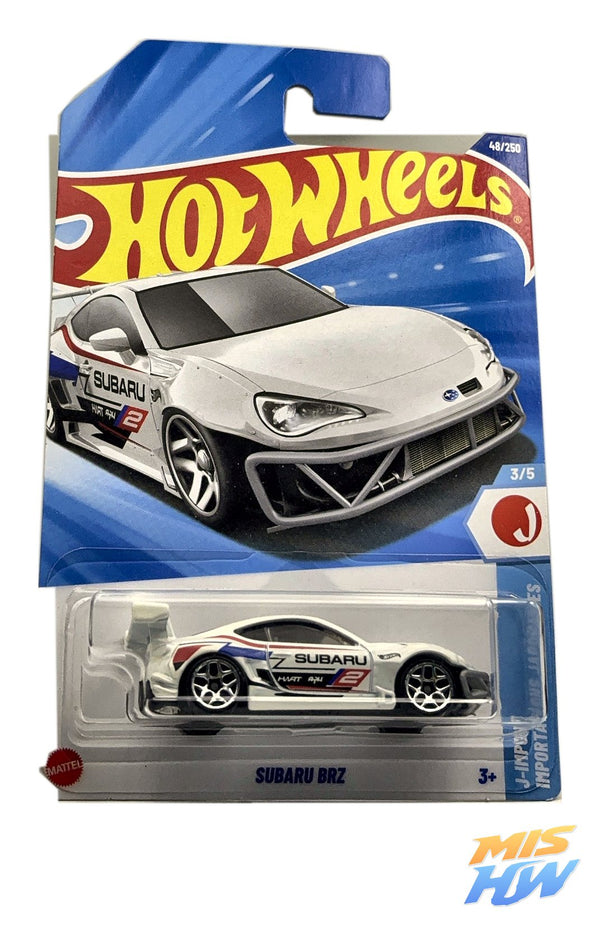 Hot Wheels Subaru BRZ, en carta original