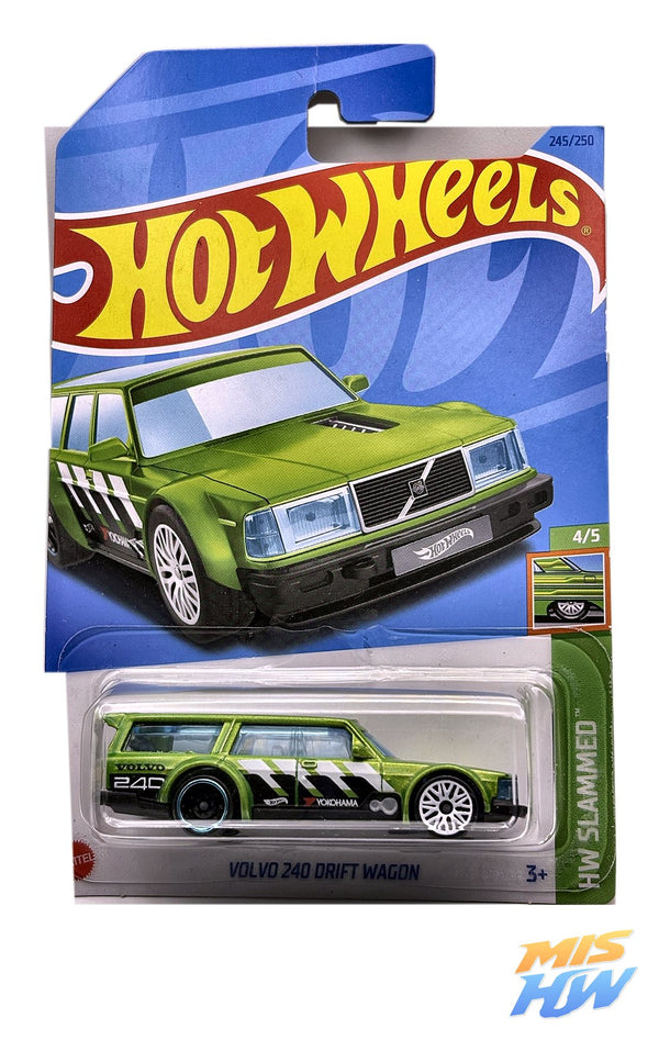 Hot Wheels Volvo 240 Drift Wagon, en carta original